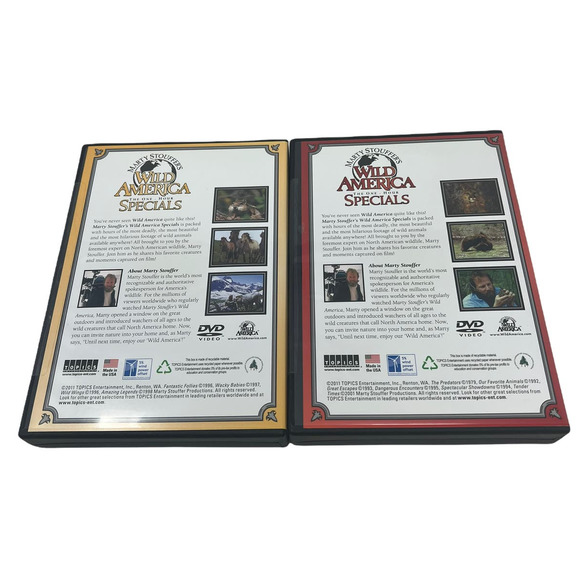 Marty Stouffers Wild America: One Hour Specials 2 Collections DVD Rare - Picture 2 of 4